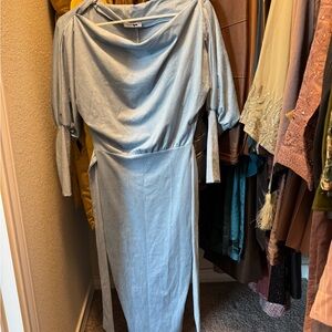 Fashion Nova New Elegant Blue Dress